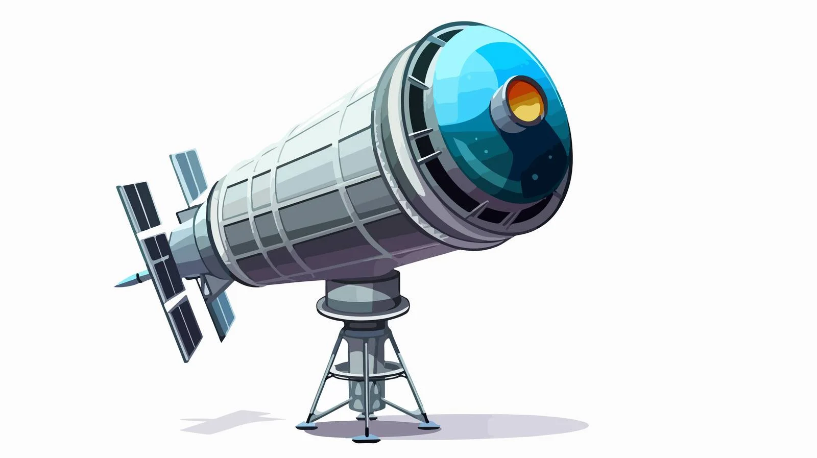 Communication Satellite Usage Illustration — free download from Dotvec