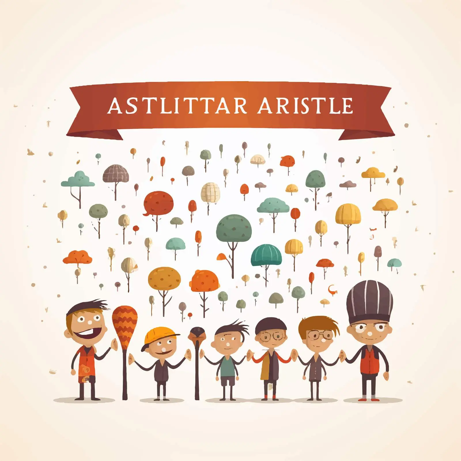 Comparative Adjectives Illustration for Word 'Small' – free language learning image from Dotvec