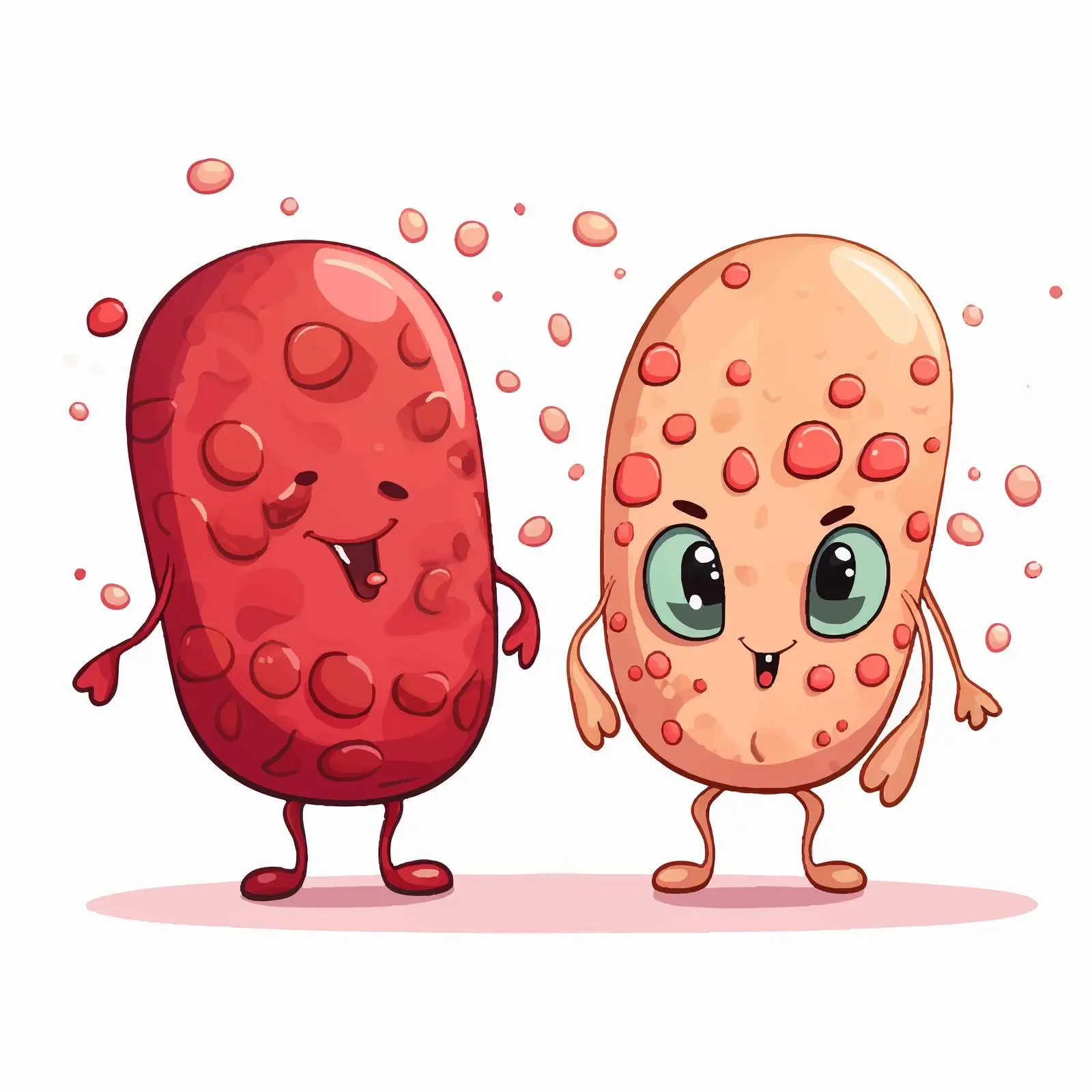 Abnormal vs Healthy Kidney Cells with Tumor — free download from Dotvec