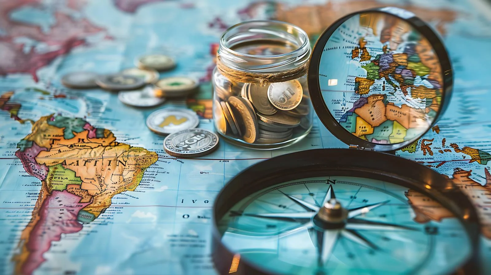 Exploring Wealth: Compass and Currency — free download from Dotvec