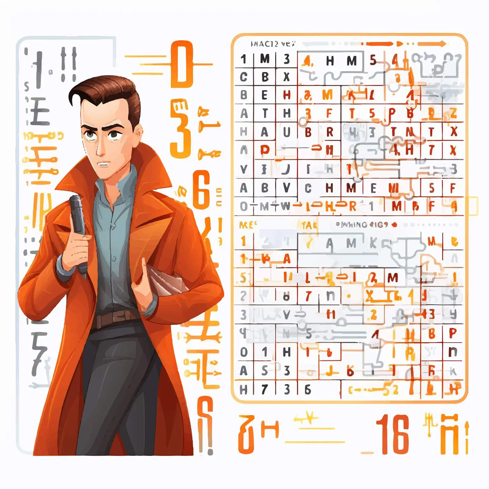 Complete the Words Cipher Code for Learning — free download from Dotvec