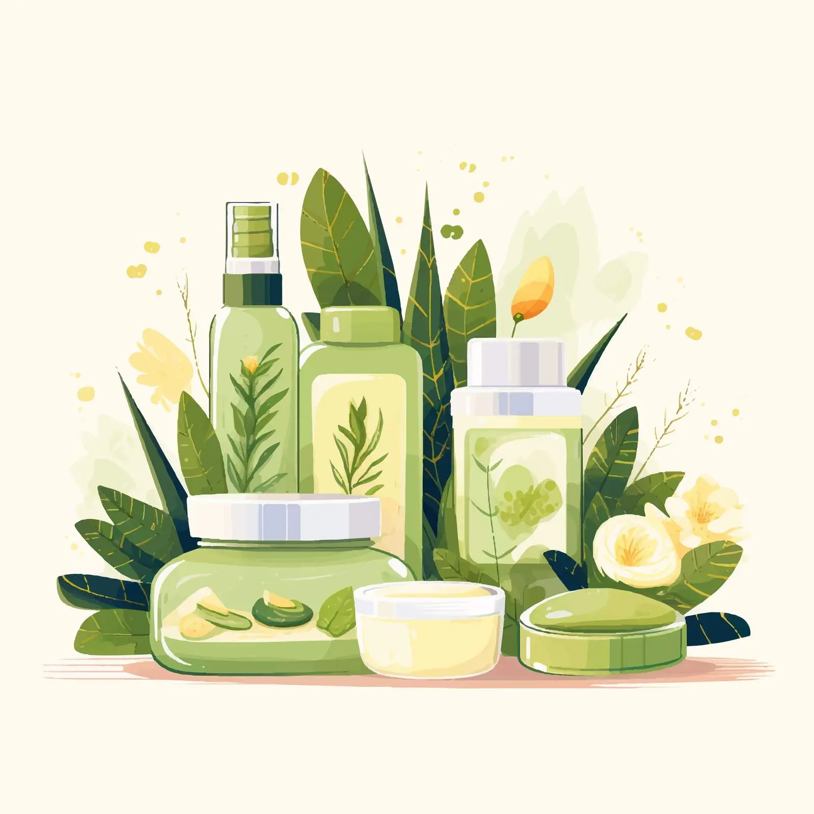 Natural Organic Cosmetic Spa Cleansing Products — free download from Dotvec