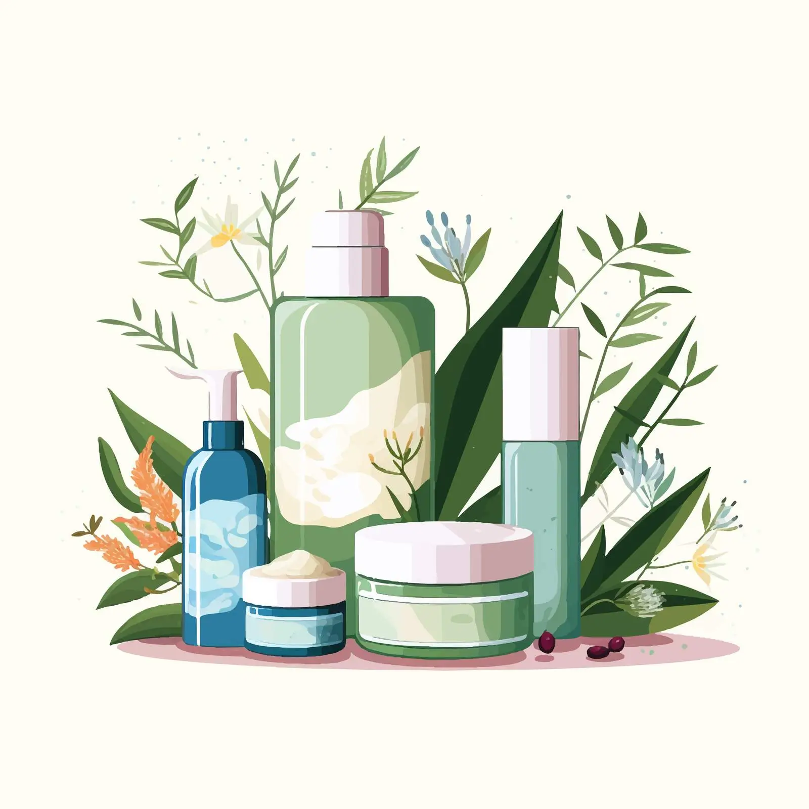 Natural Organic Cosmetic Spa Cleansing Products — free download from Dotvec