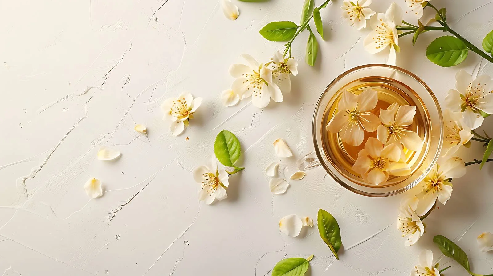 Elegant Composition of Aromatic Jasmine Tea — free download from Dotvec