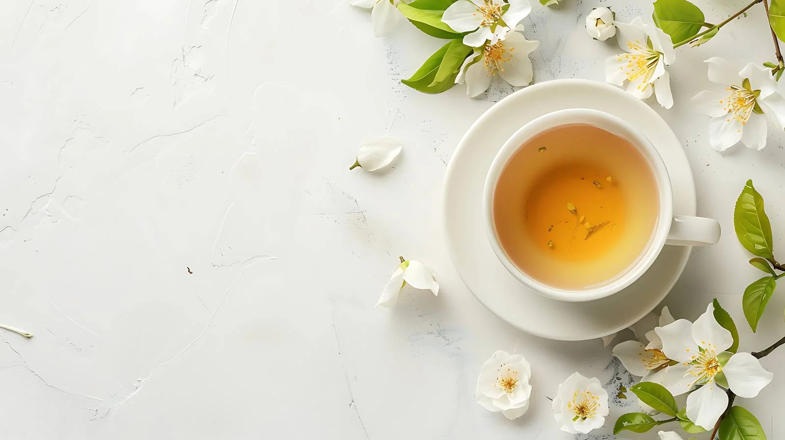 Elegant Composition of Aromatic Jasmine Tea — free download from Dotvec