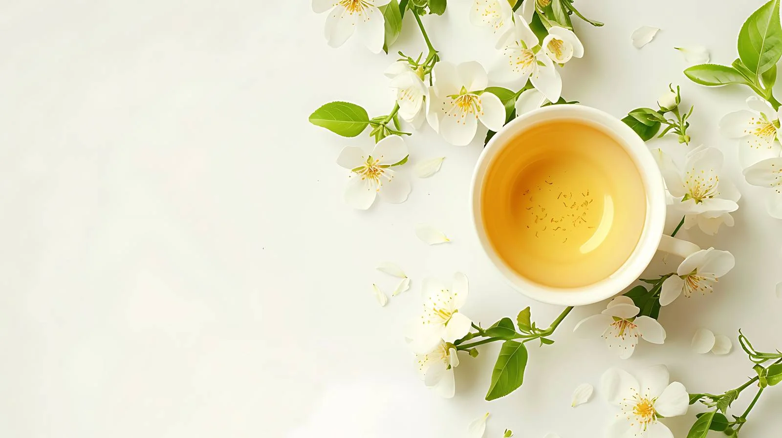 Exquisite Jasmine Tea Composition Unveiled — free download from Dotvec
