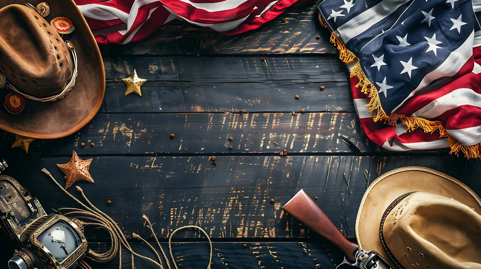 Cowboy Accessories Composition — free download from Dotvec