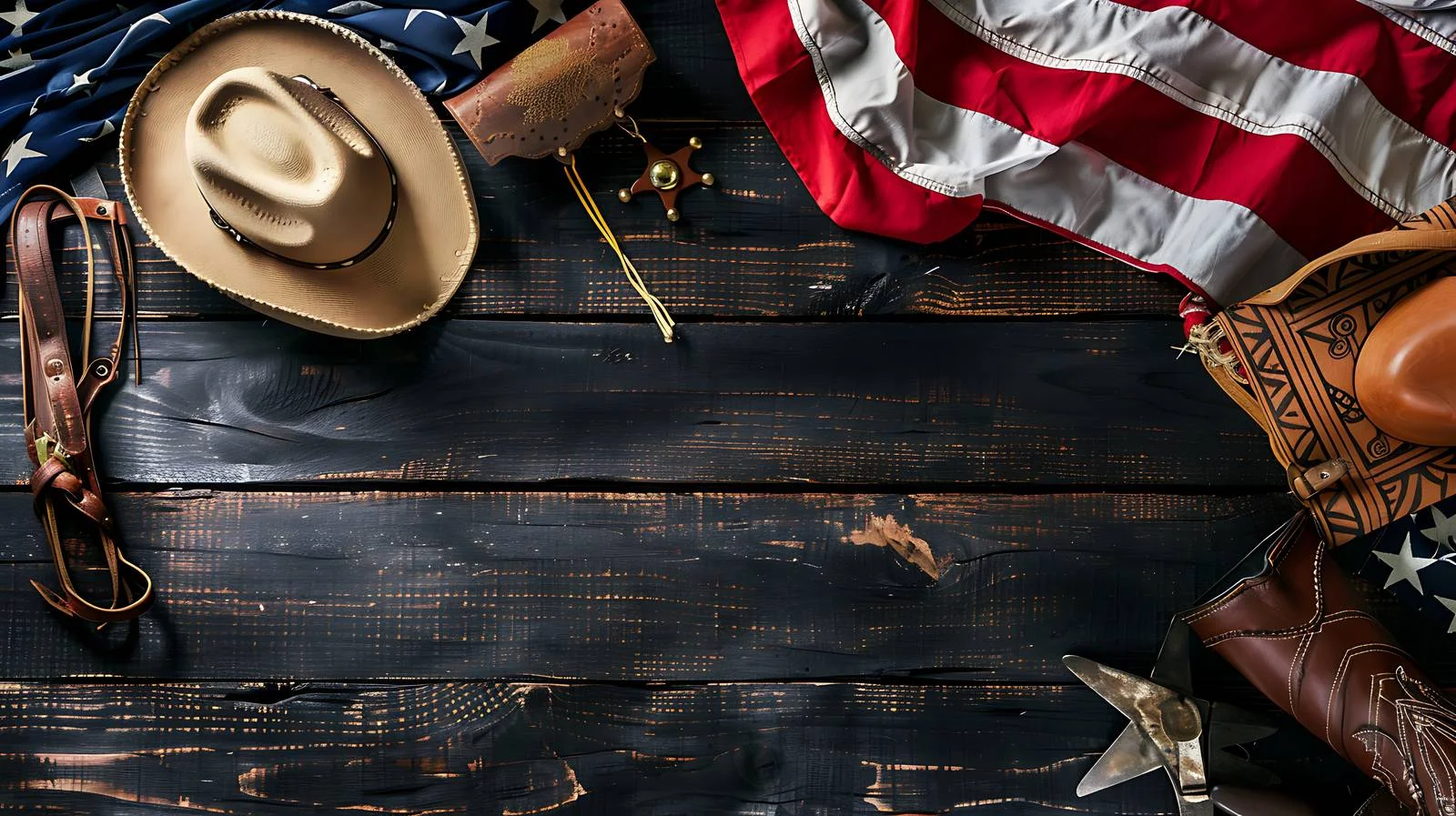 Cowboy Accessories Composition — free download from Dotvec