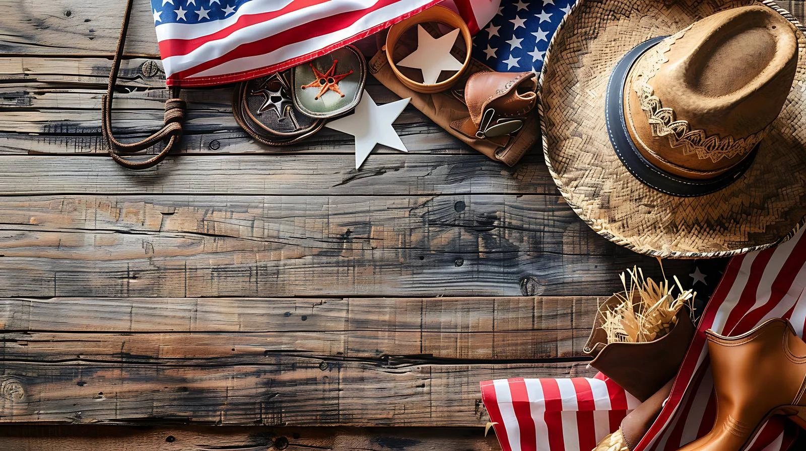 Cowboy Accessories Composition — free download from Dotvec