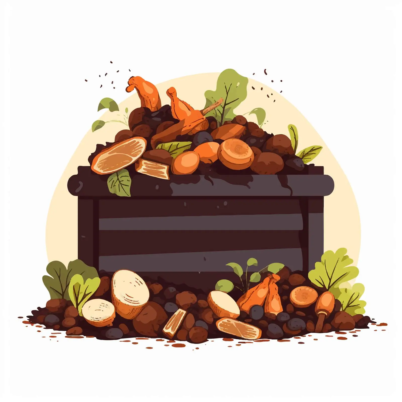 Organic Waste Compost Box and Natural Fertilizer — free download from Dotvec