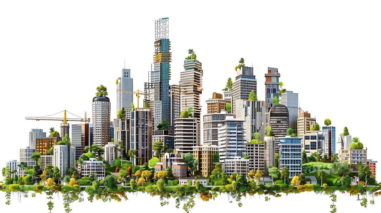 Comprehensive Development on White Background — free download from Dotvec