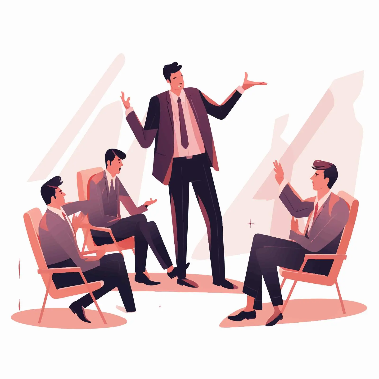 Arrogant Manager Failing to Listen to Employees – free failure image from Dotvec