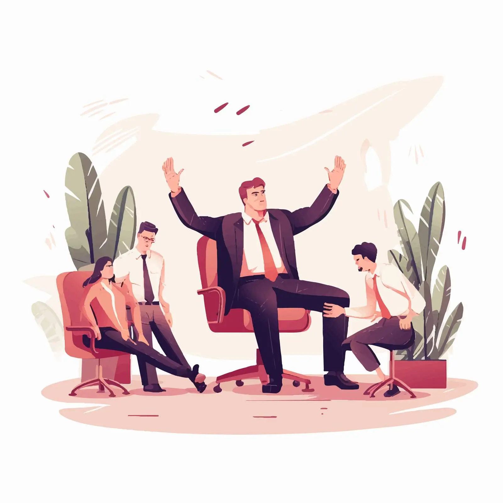 Arrogant Boss Not Listening to Employees — free download from Dotvec