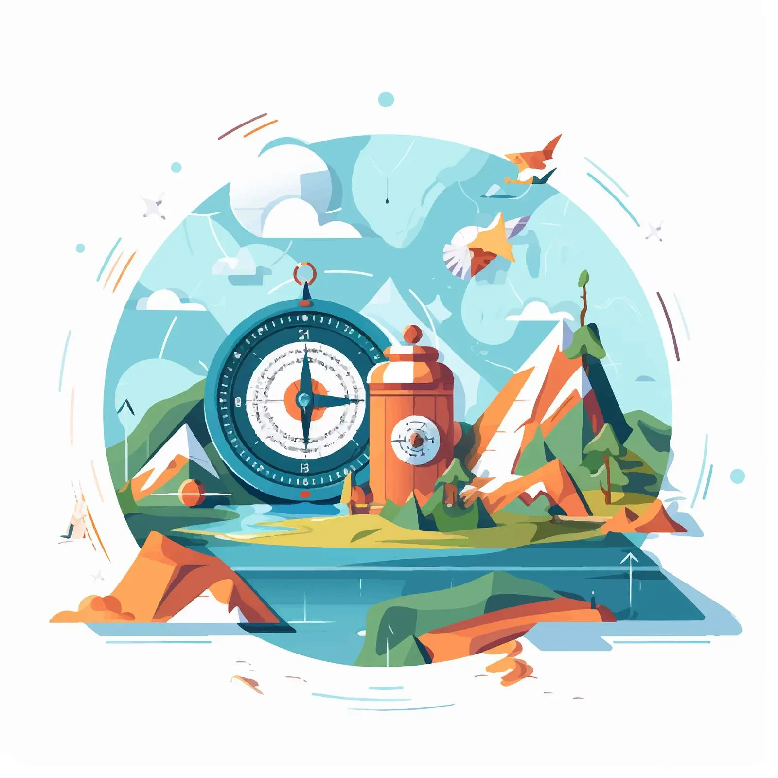 Exploration Travel and Eco Tourism Concepts – free holiday destinations image from Dotvec