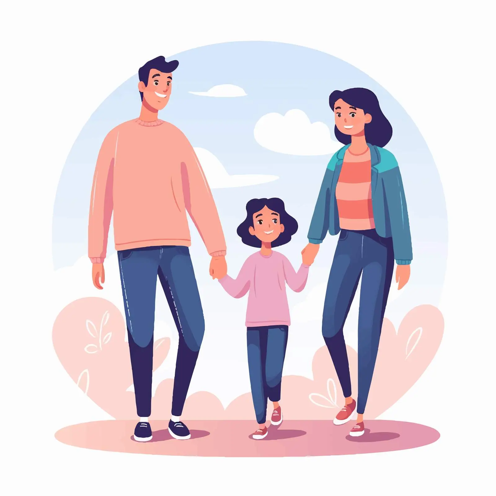 Family Support and Care: Love and Trust — free download from Dotvec