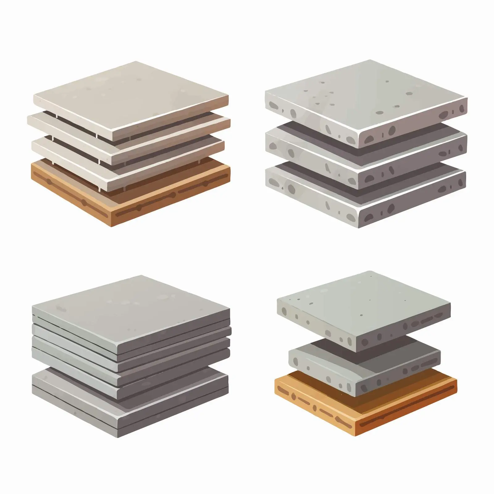 Stack of Concrete Slabs for Construction — free download from Dotvec