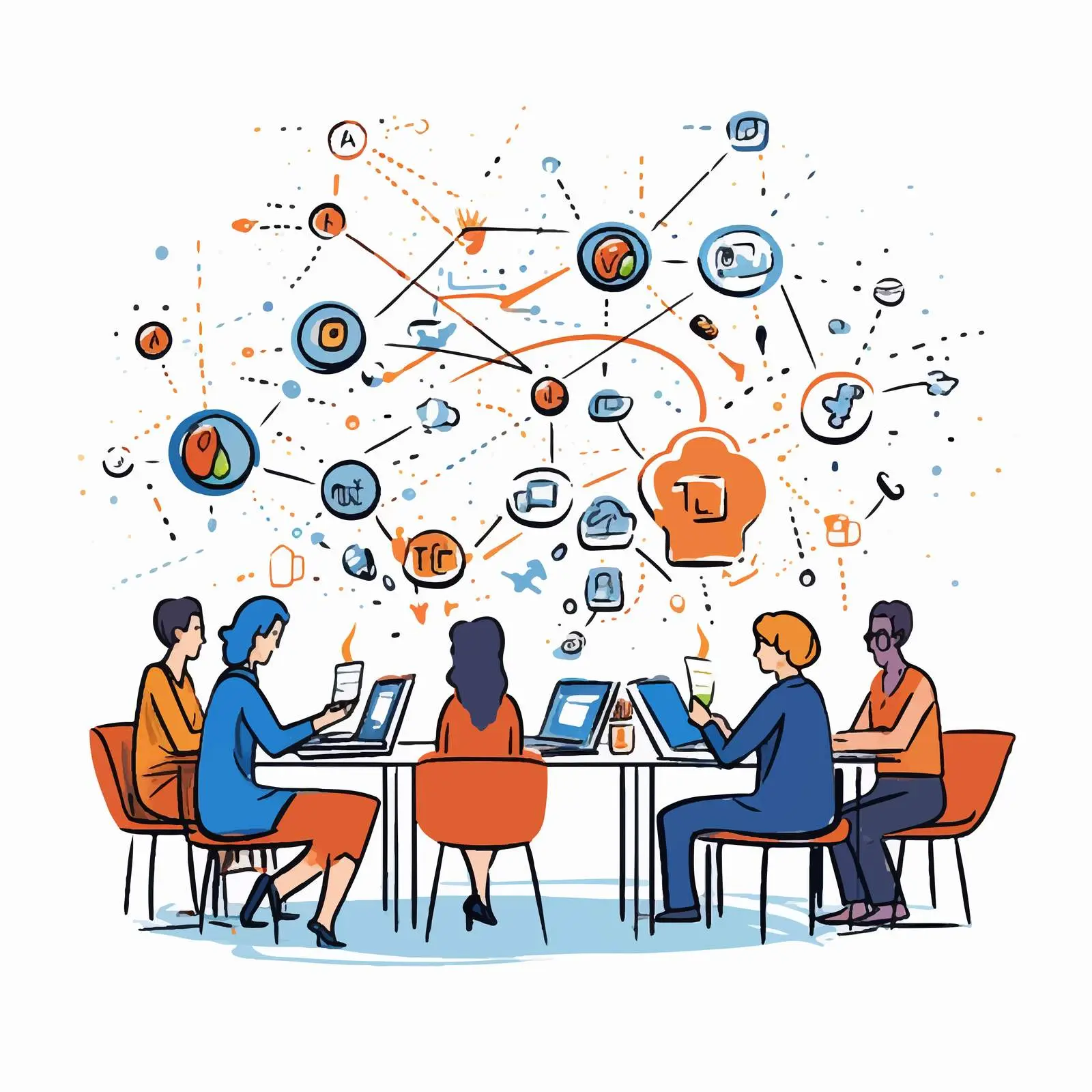 Conference Vector for Internet Communication and Group Collaboration — free download from Dotvec