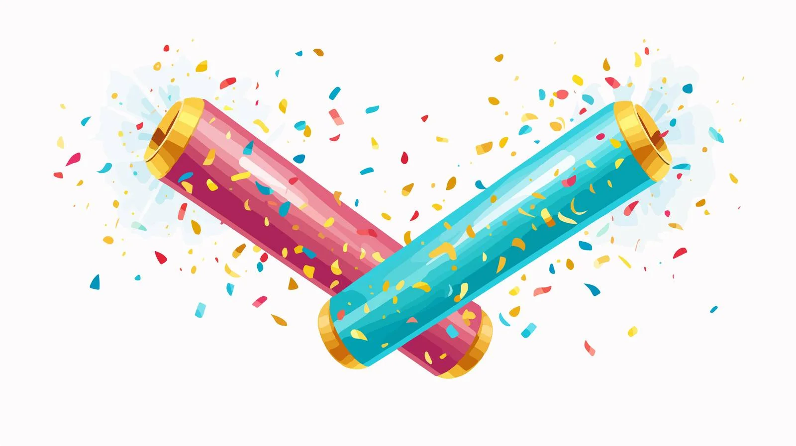 Premium Confetti Popper — free download from Dotvec