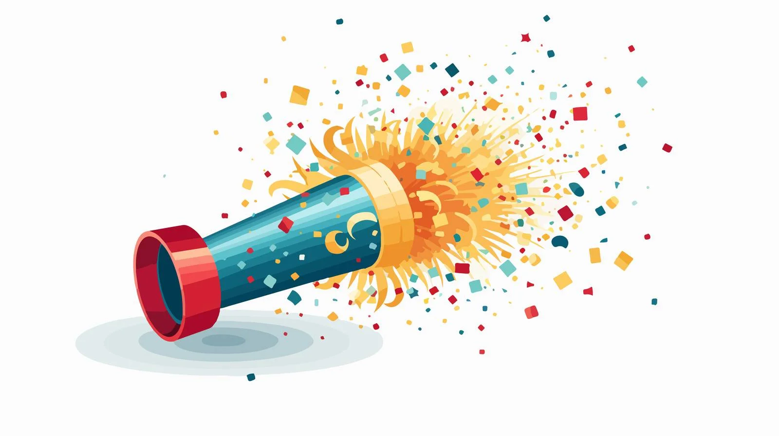 Premium Confetti Popper Product Photography — free download from Dotvec