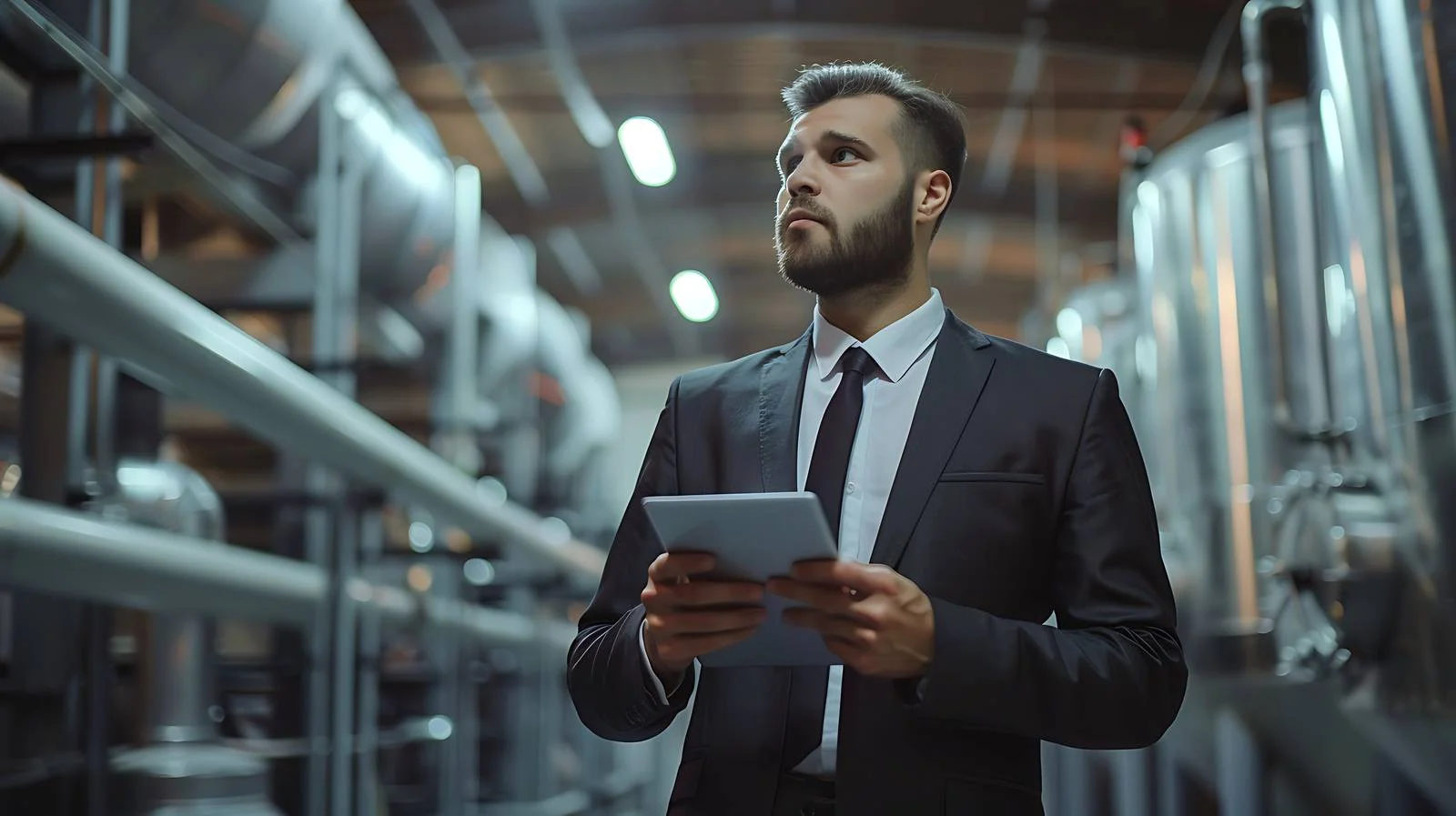 Professional Businessman with Digital Tablet — free download from Dotvec