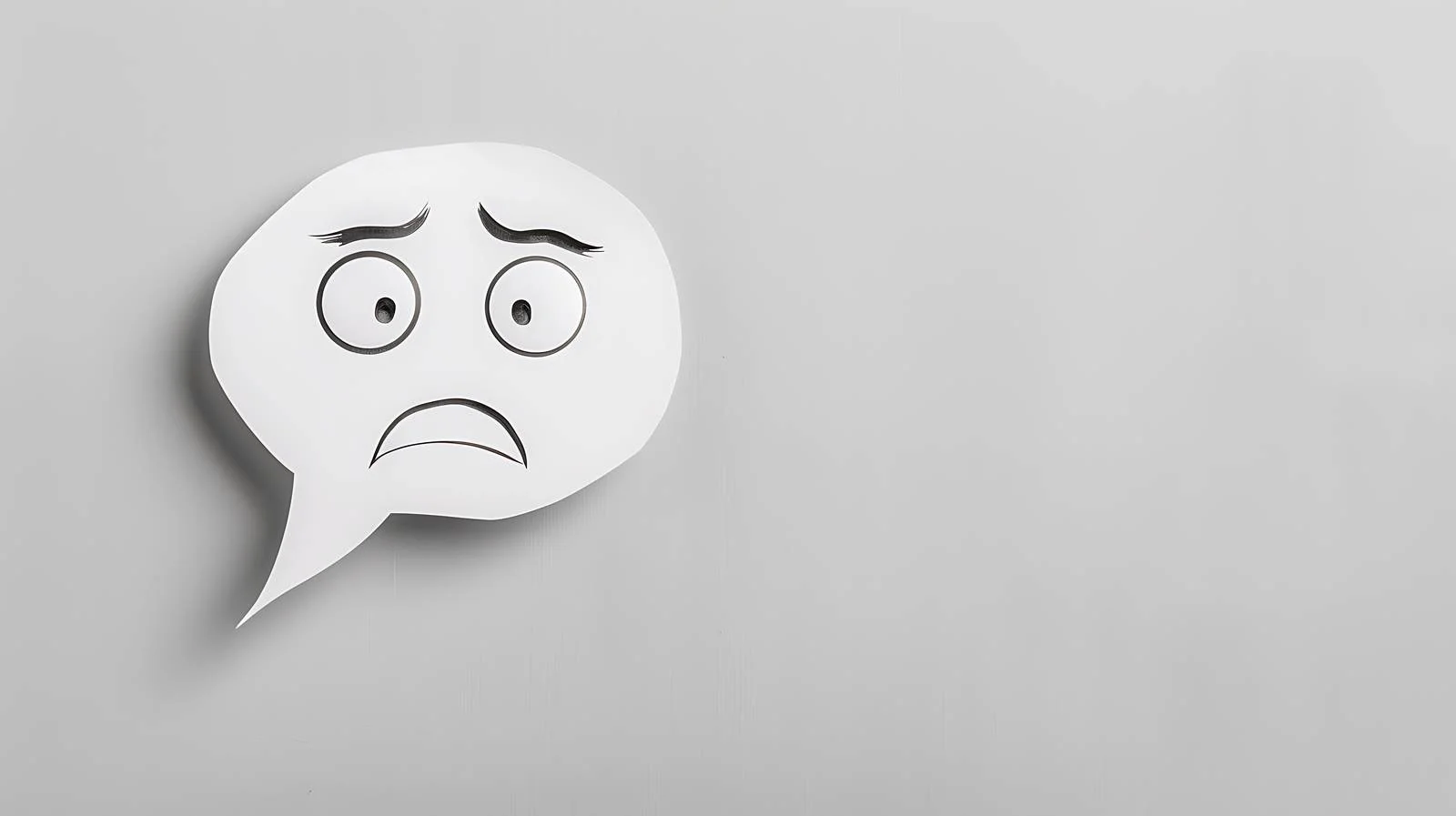 Confused Face with Speech Bubble — free download from Dotvec