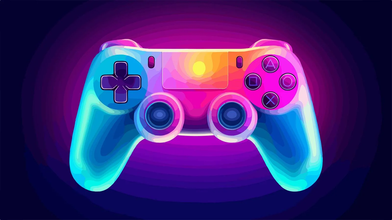 Circular Game Controller Icon — free download from Dotvec