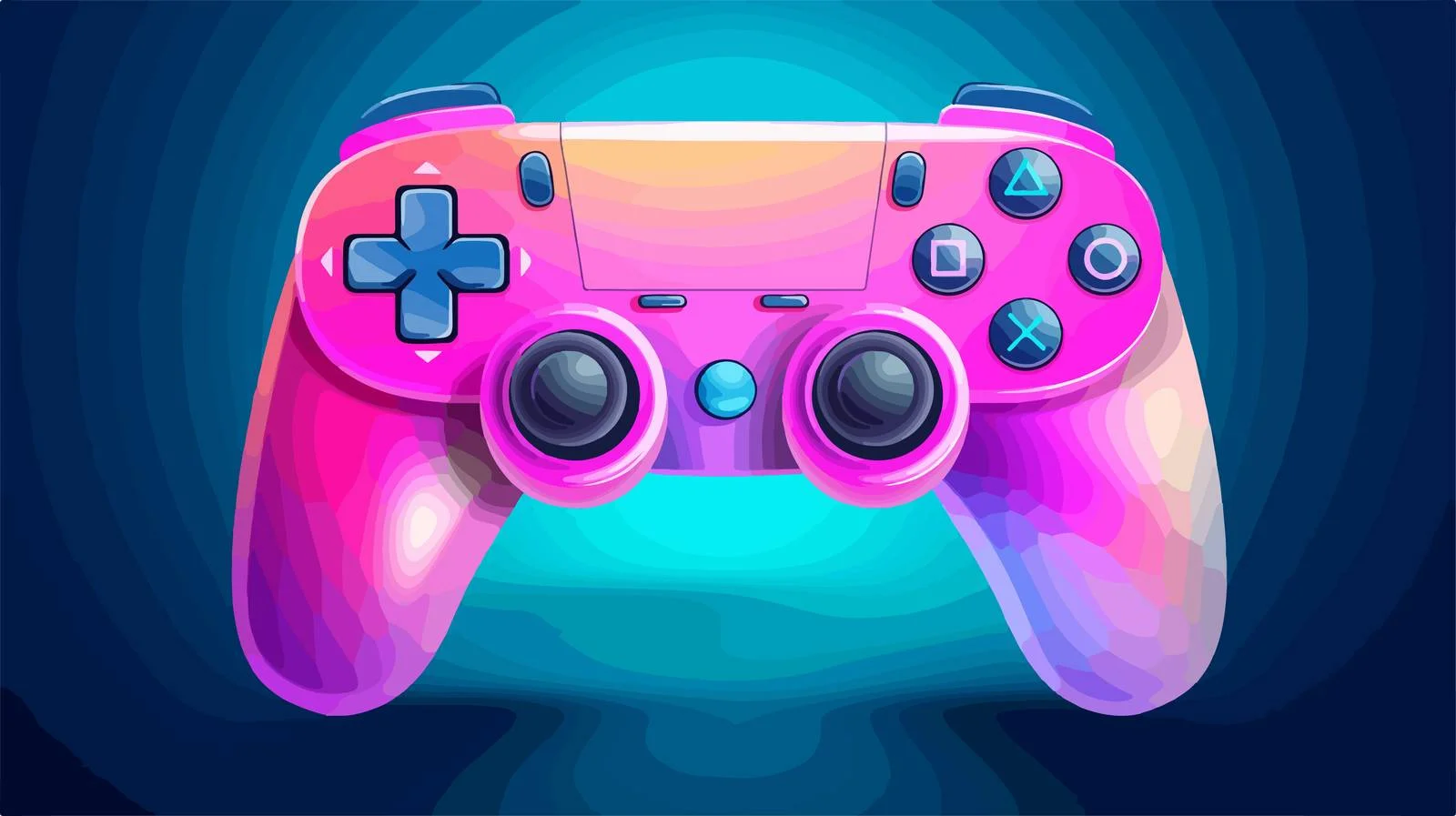 Gaming Controller Circular Icon — free download from Dotvec