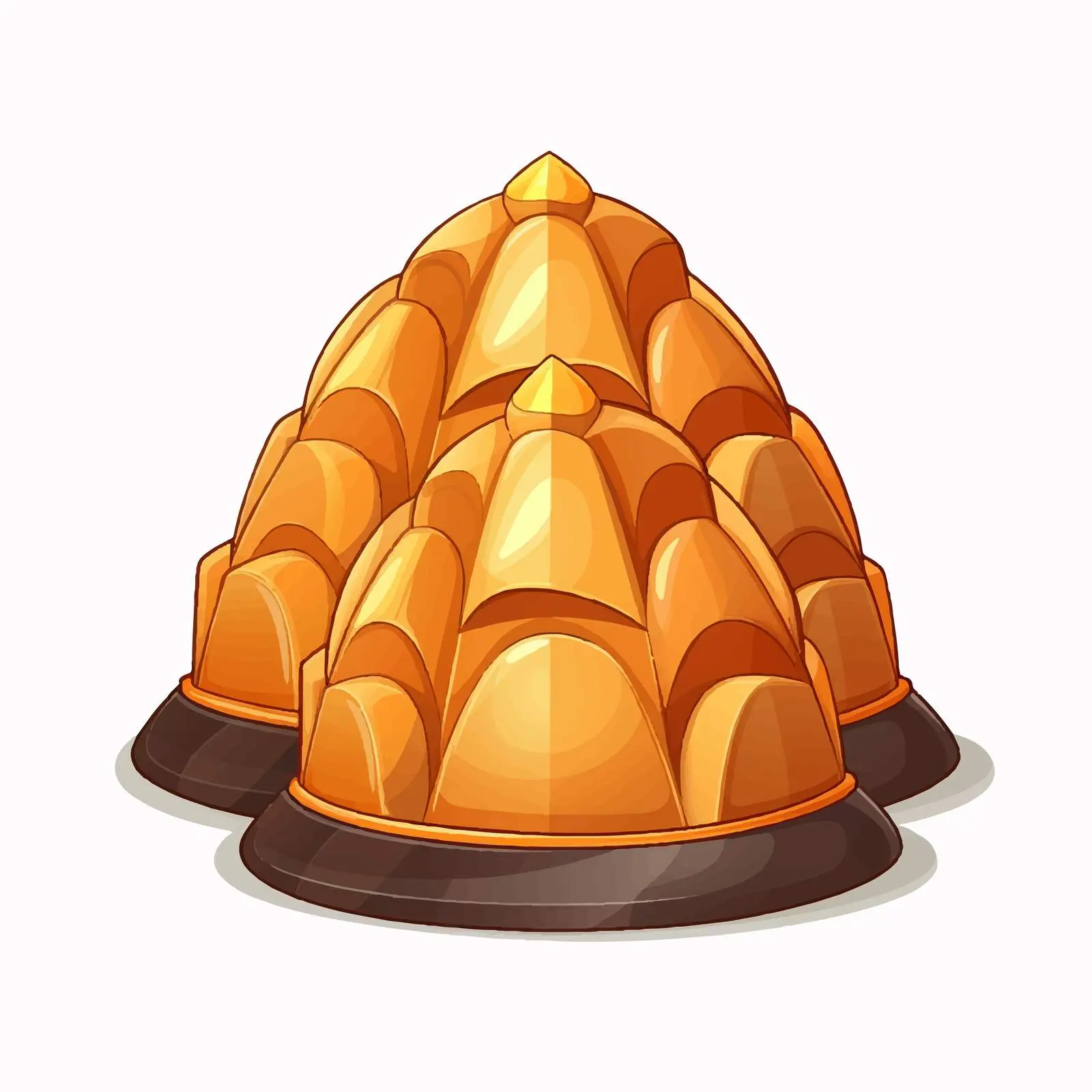 Cartoon Construction Helmet with Traffic Cones Vector – free construction tools image from Dotvec