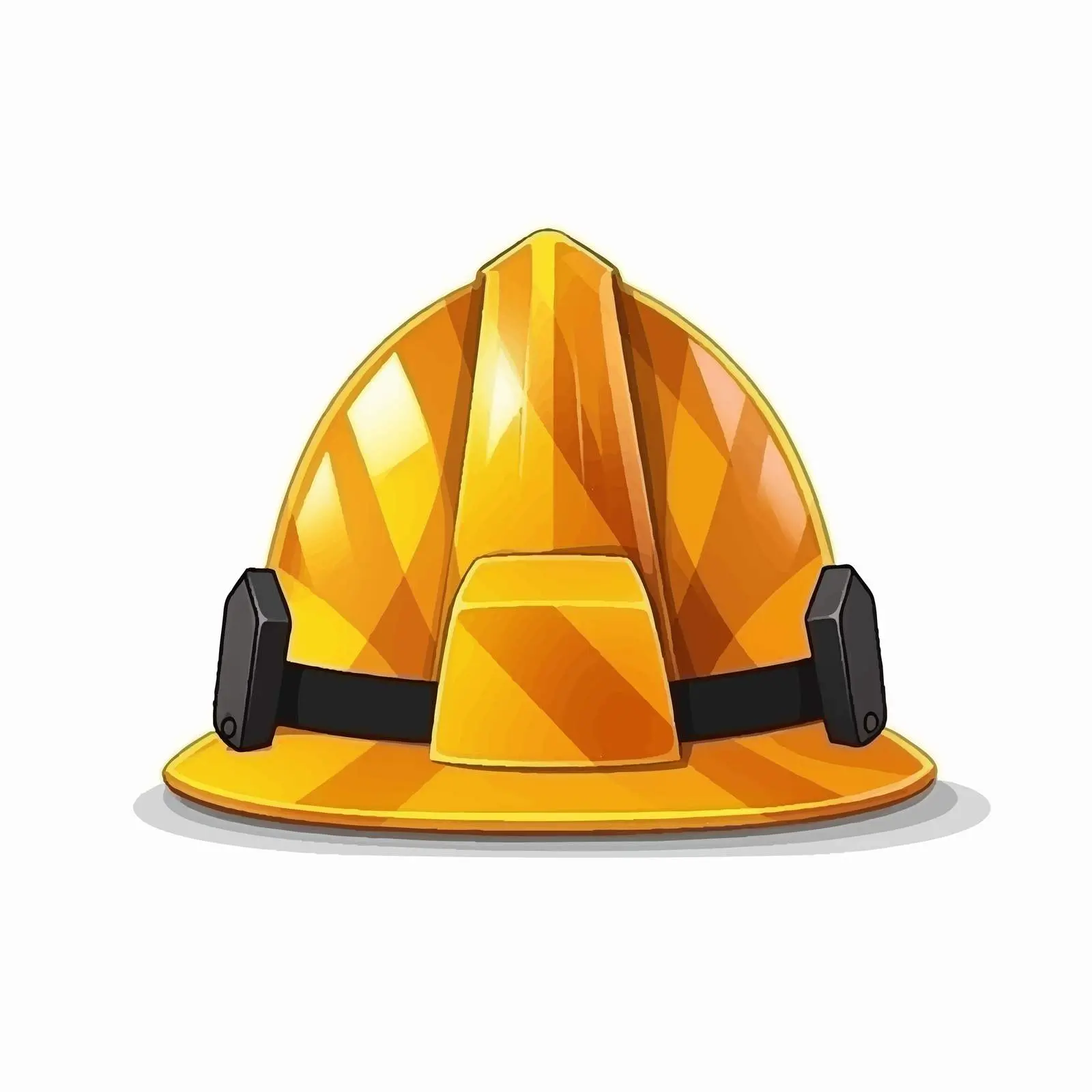 Cartoon Construction Helmet and Traffic Cones Vector — free download from Dotvec
