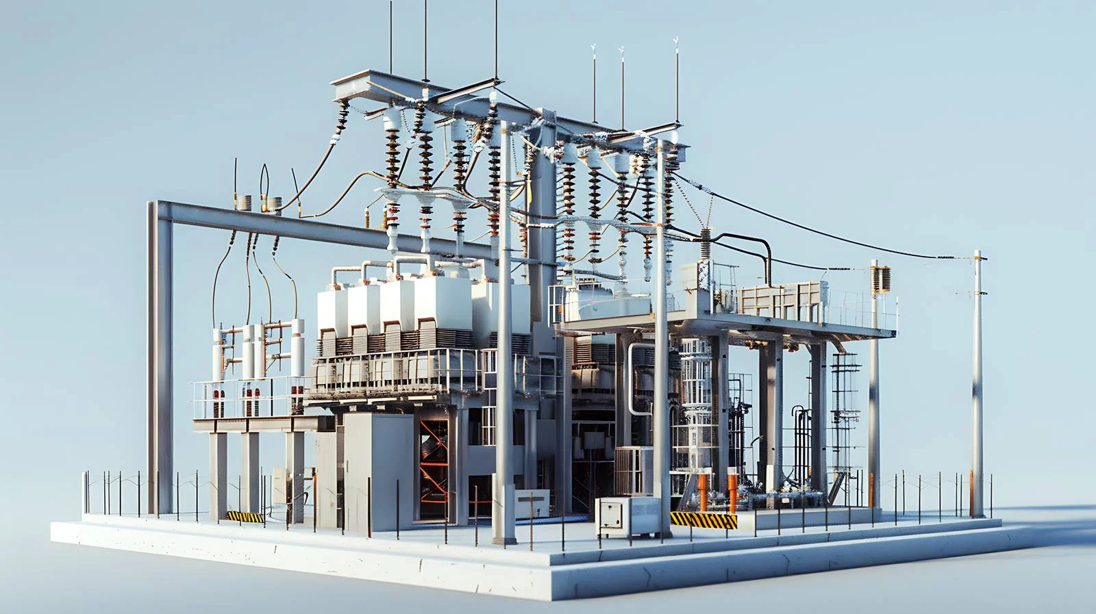 Building a Power Substation on Site — free download from Dotvec