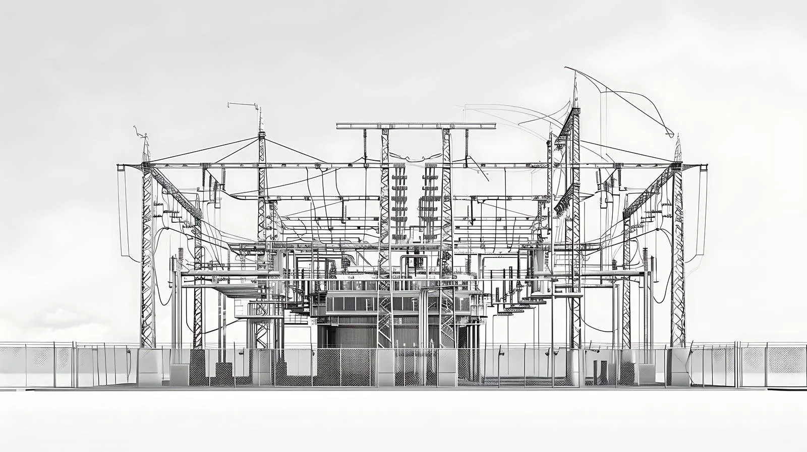 Power Substation Construction — free download from Dotvec
