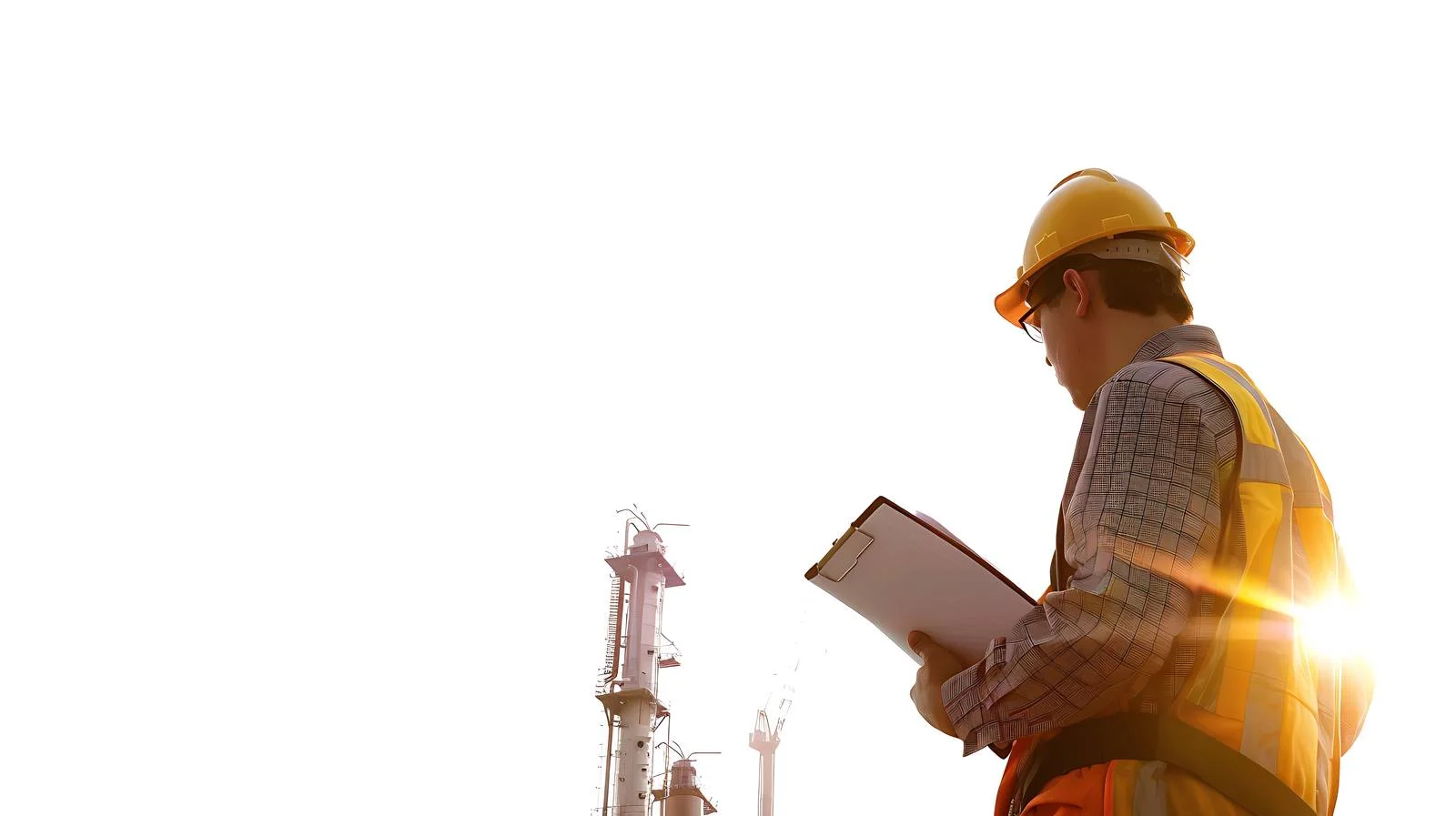 Construction Worker Planning Check Inspection — free download from Dotvec