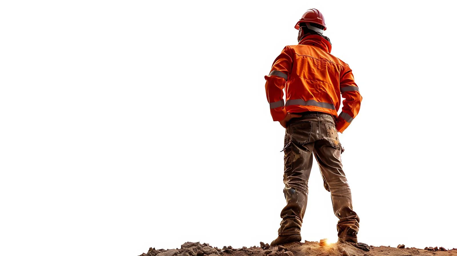 Construction Site Worker at Work — free download from Dotvec