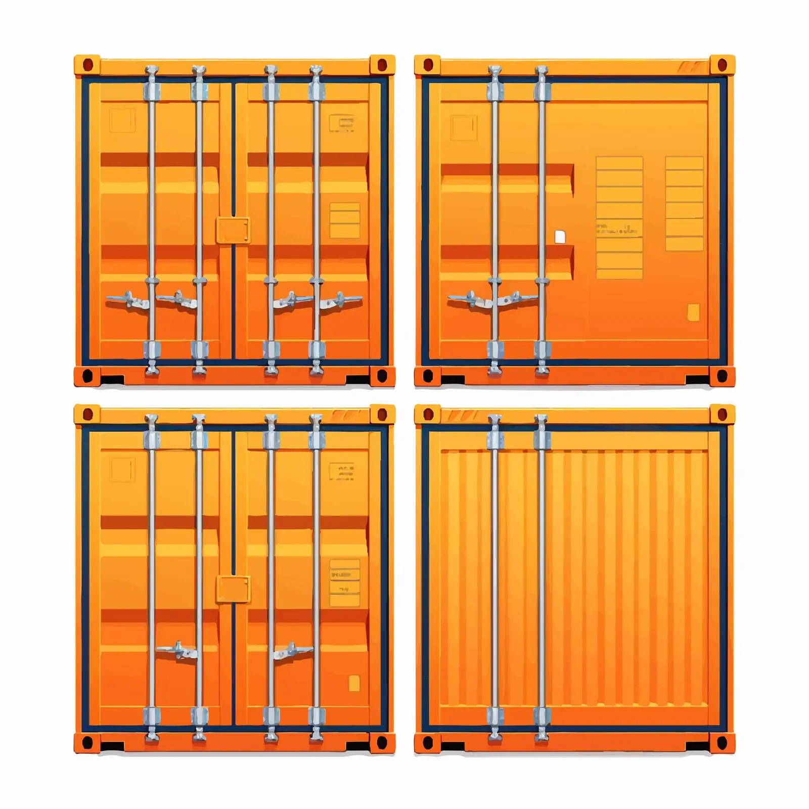 Container Vector Illustration on White Background — free download from Dotvec