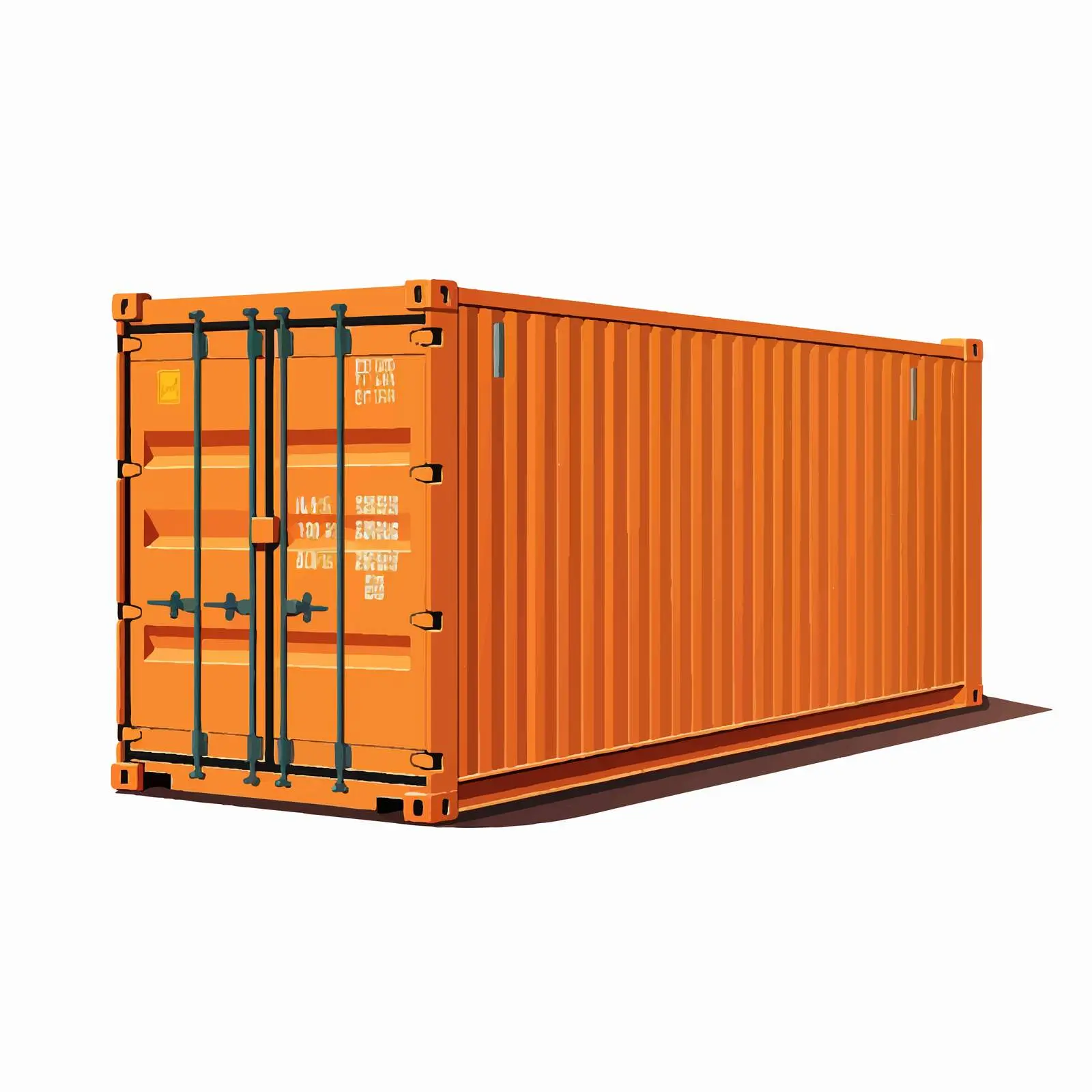 Isolated Container Vector Illustration on White Background — free download from Dotvec