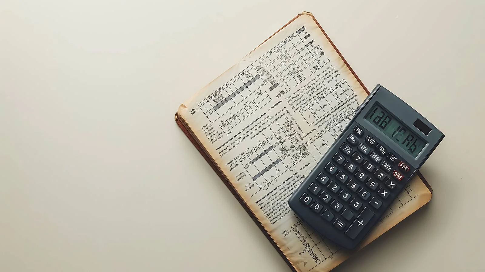 Math Formulas Copybook with Calculator — free download from Dotvec