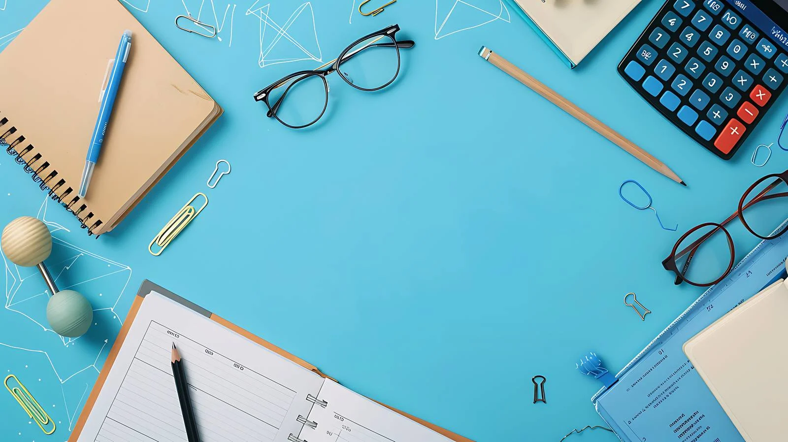 Math Formulas Calculator Stationery – free maths image from Dotvec