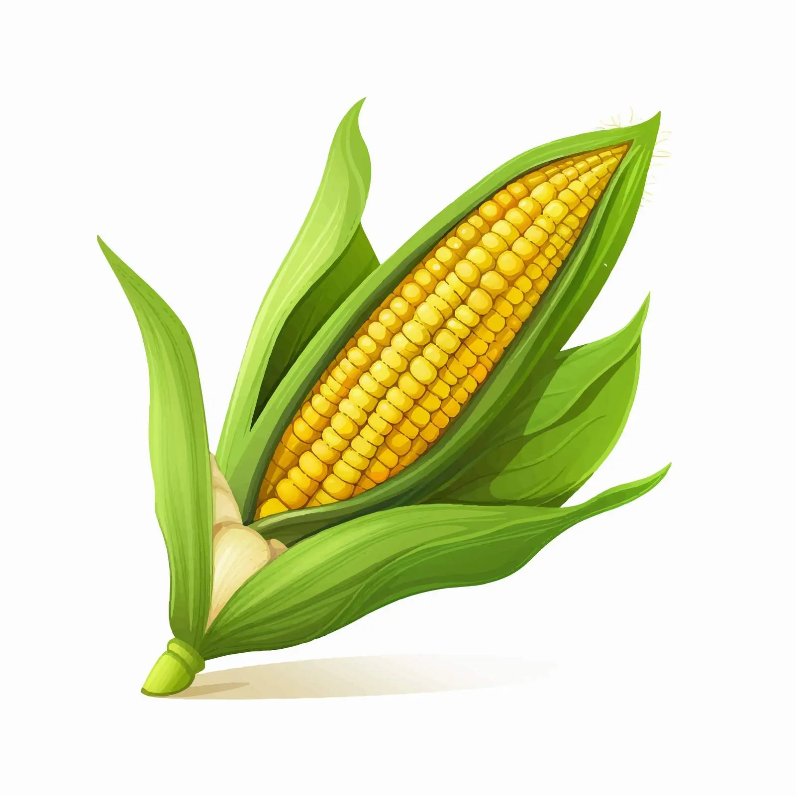 Cartoon Corn Vector Illustration Isolated — free download from Dotvec