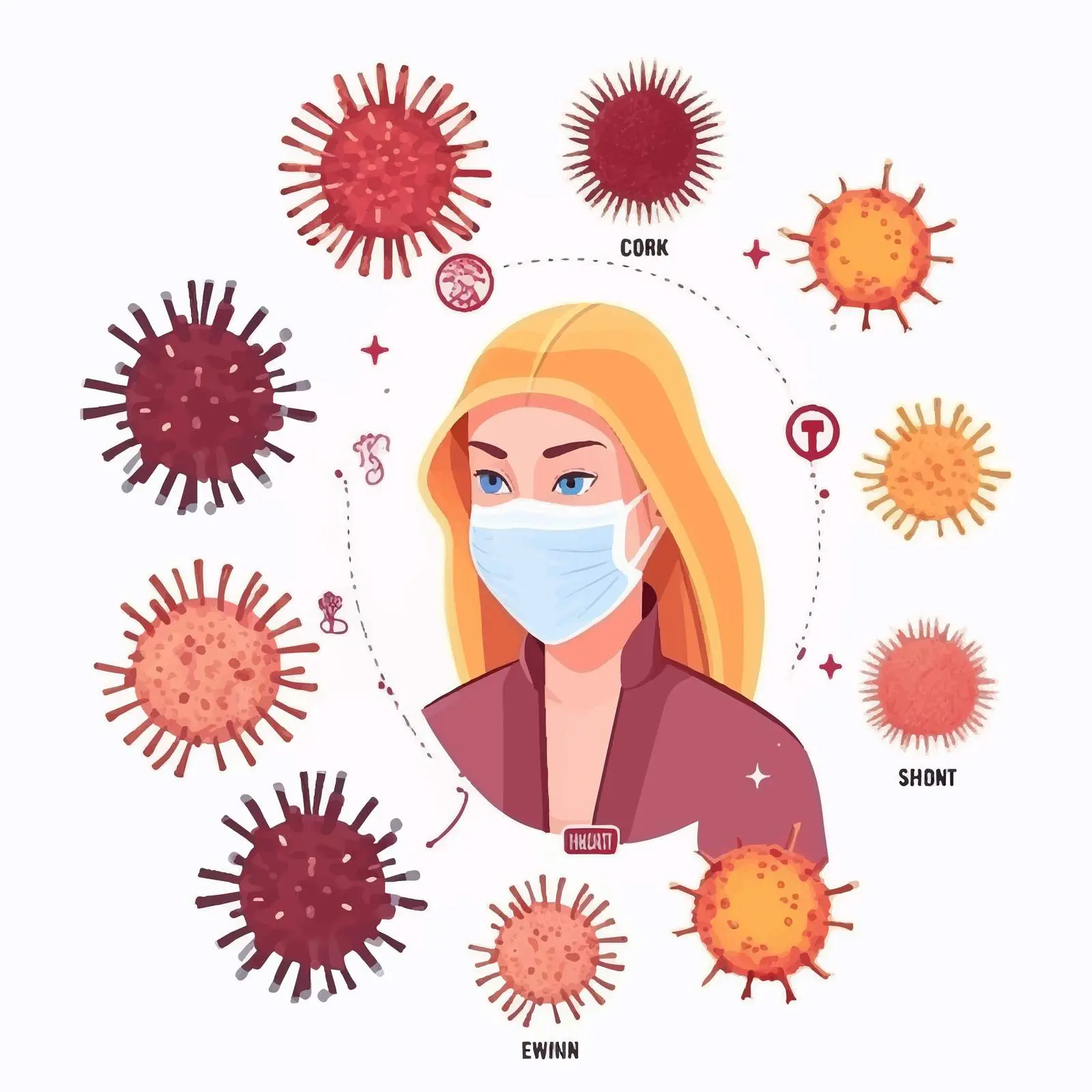 Coronavirus Symptoms and Prevention Awareness Poster — free download from Dotvec