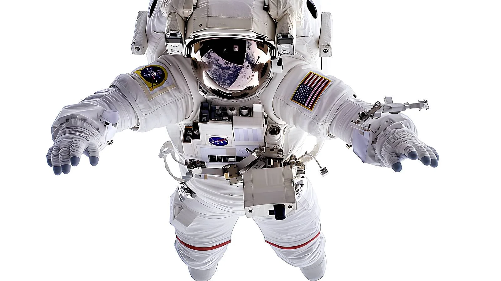 Cosmonaut Near Earth in Space — free download from Dotvec