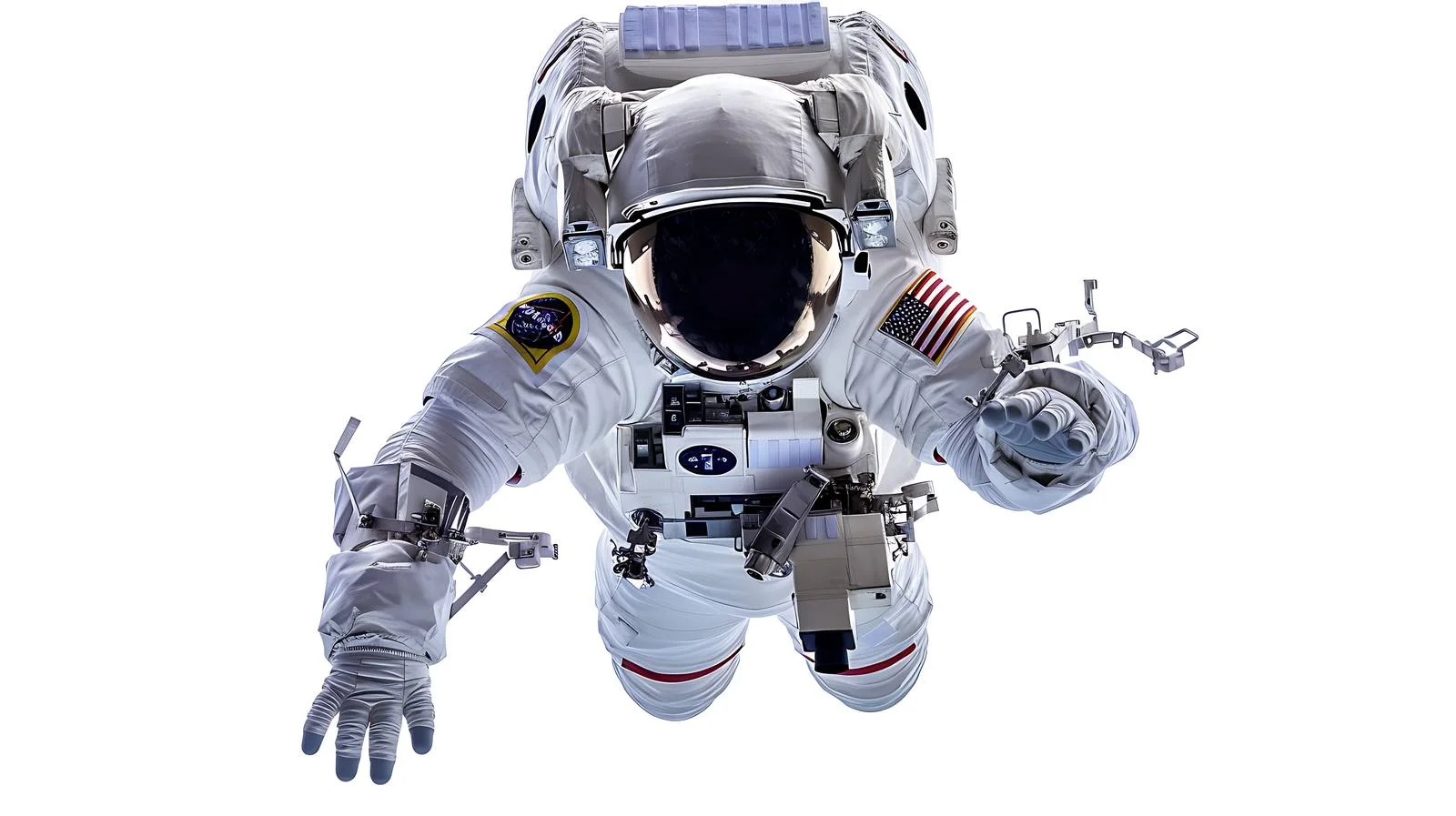 Cosmonaut in Space with Earth Background — free download from Dotvec