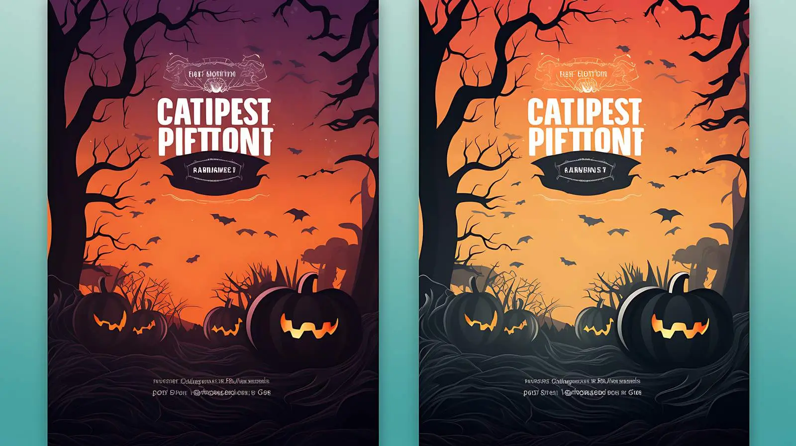 Halloween Party Poster Design — free download from Dotvec