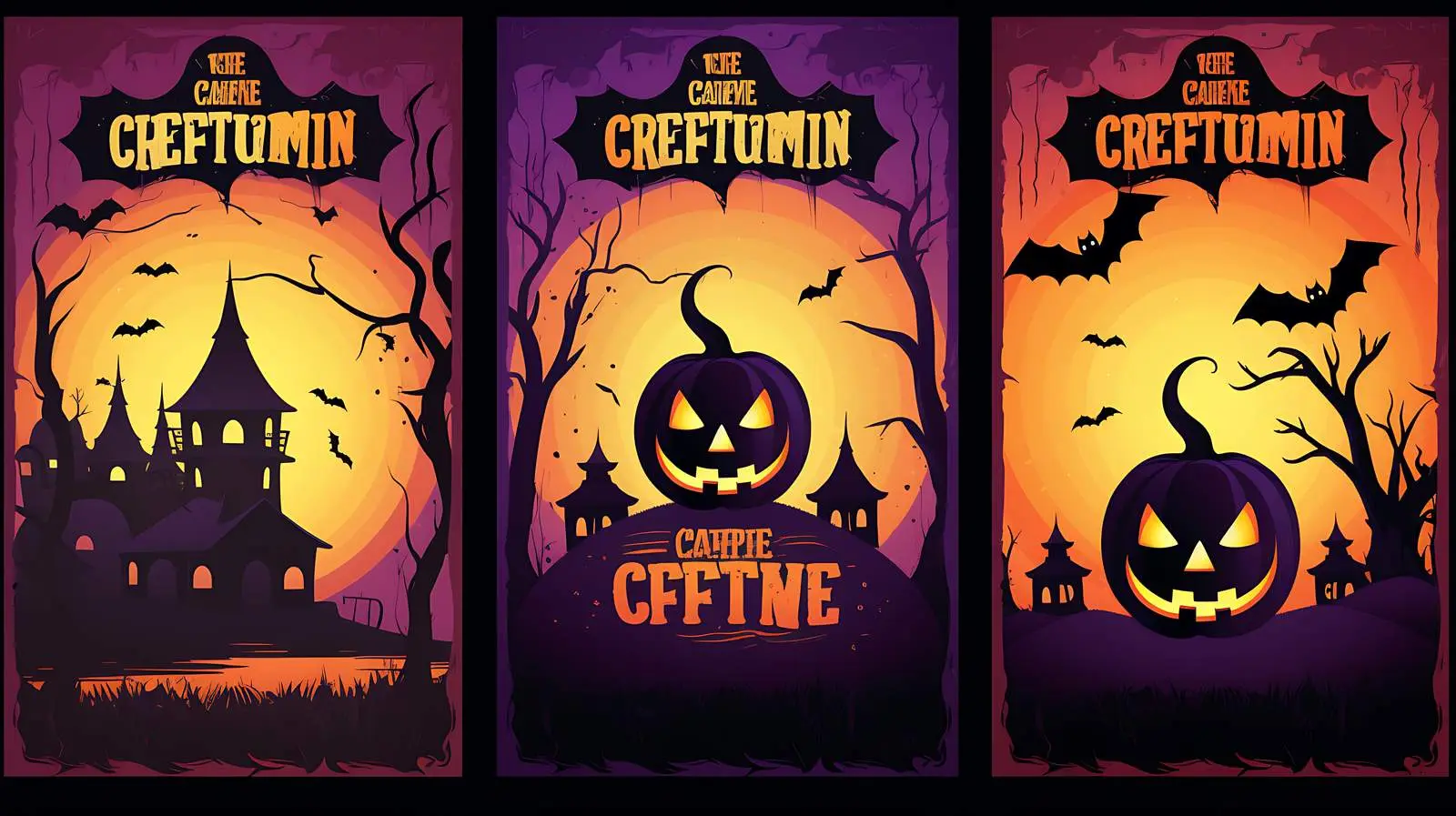 Halloween Costume Contest Poster Design — free download from Dotvec