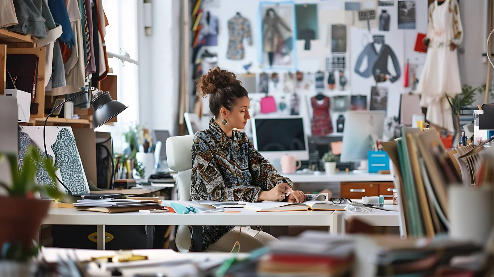 Costume Designer in Office Environment — free download from Dotvec