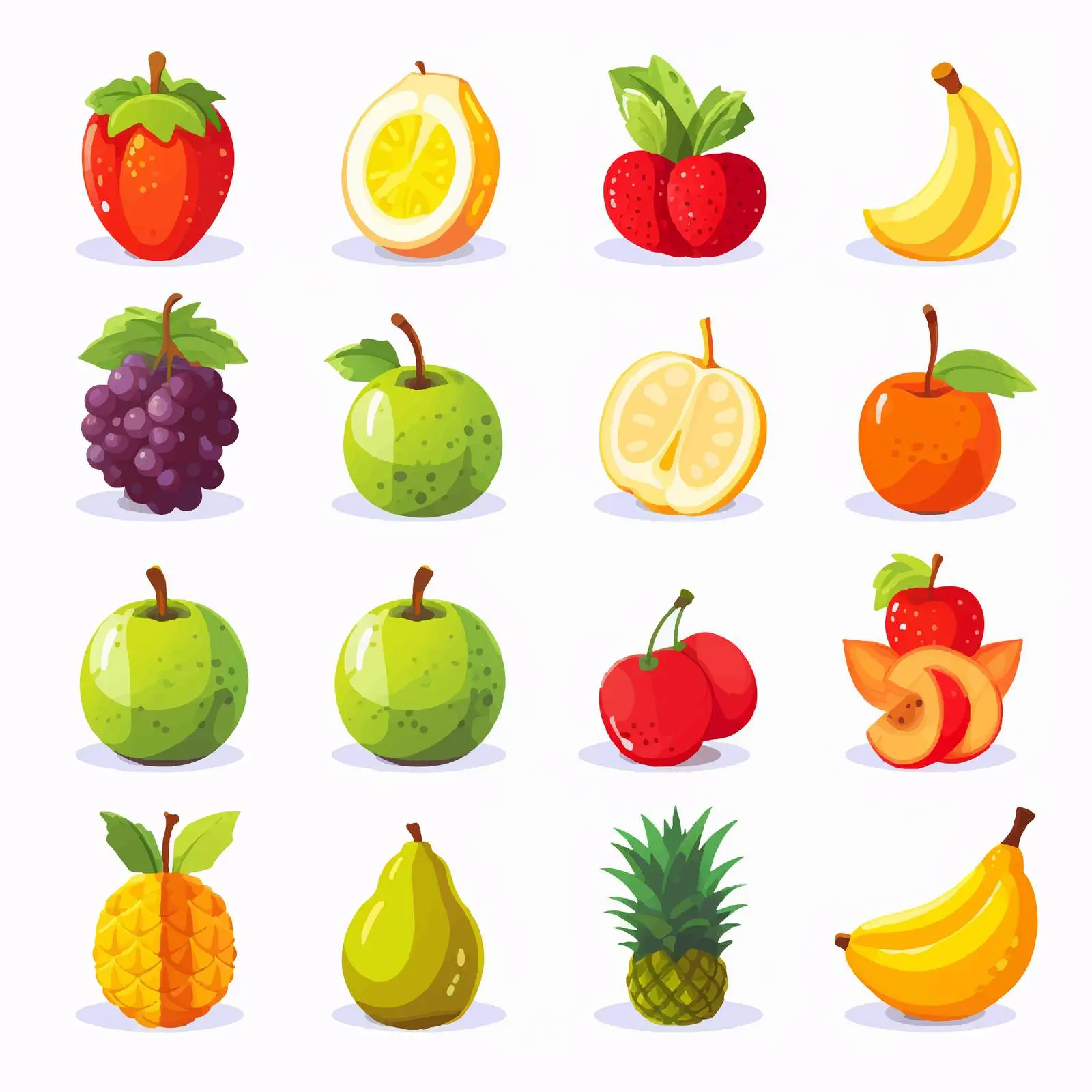 Fruit-Themed Counting Numbers Vector Illustration — free download from Dotvec