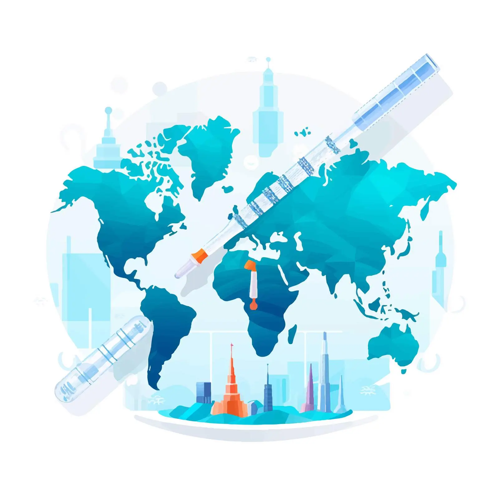 Vaccination and Health Awareness Vector Art — free download from Dotvec