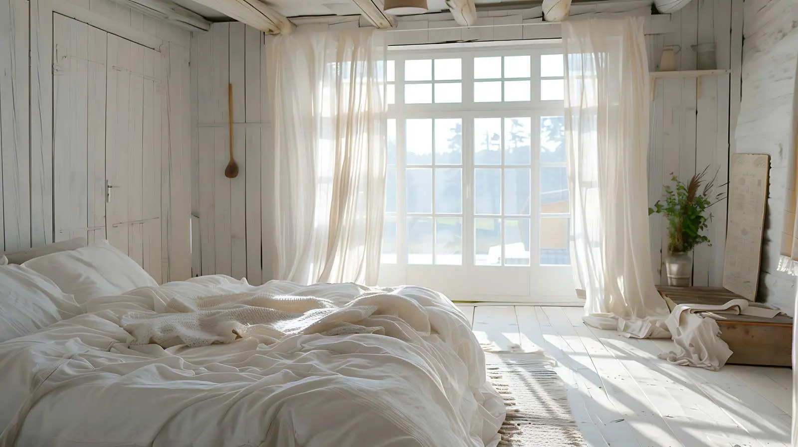 Countryside Villa Bedroom with Scenic View — free download from Dotvec