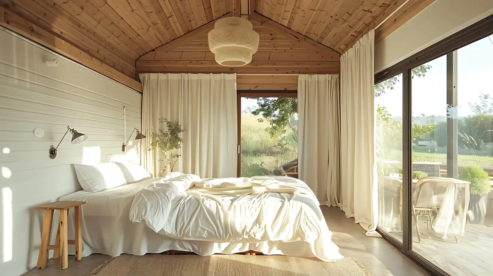 Cozy Bedroom in Countryside Villa with Scenic Views — free download from Dotvec