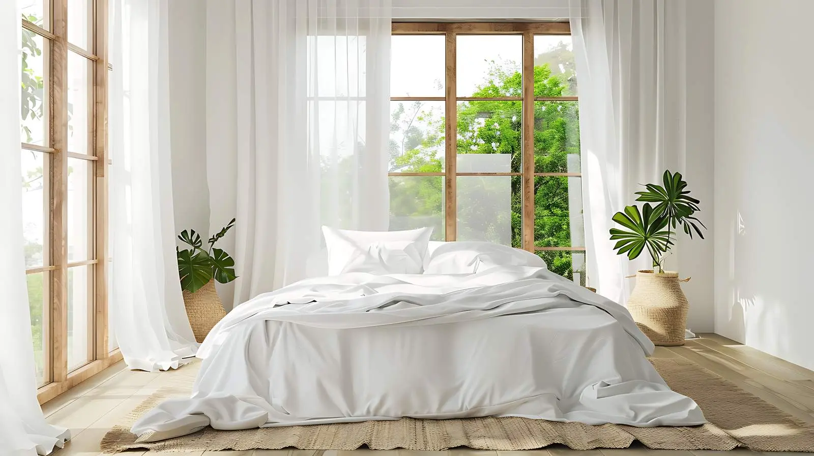 Cozy Bedroom in Countryside Villa with Scenic View — free download from Dotvec