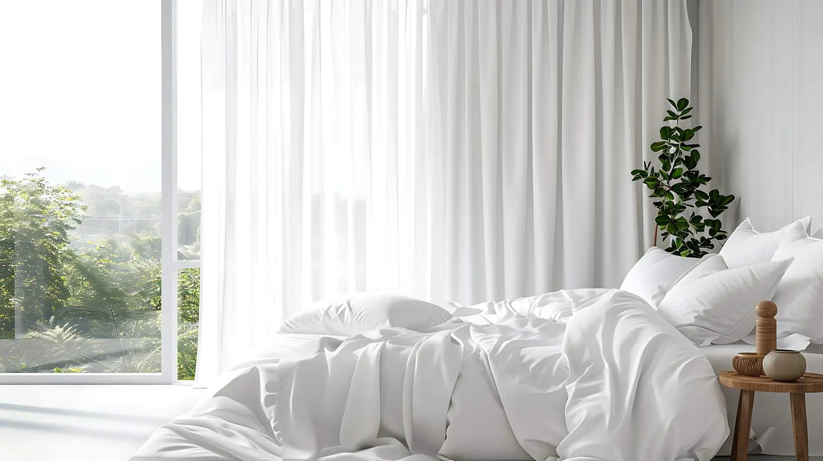 Cozy Bedroom in Countryside Villa with Scenic View — free download from Dotvec